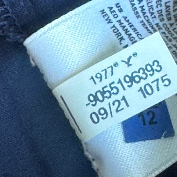 American Eagle AE77 Organic Cotton Boho Peasant Maxi Dress Tie Belt Size S NWT - Picture 11 of 12